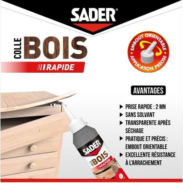 SADER Trælim Quick Shot - 250g flaske