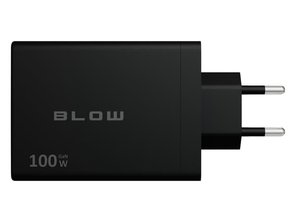 Vægoplader USB-Cx4 PD 100W GAN sort