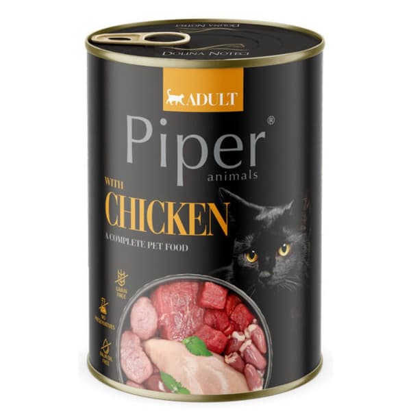 DOLINA NOTECI Piper Animals med kyckling - våtfoder för katter - 400 g