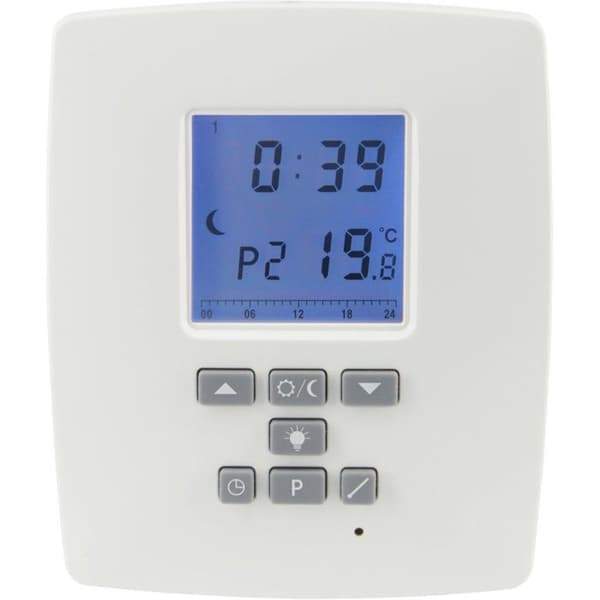 Programmerbar elektronisk termostat - GAO - Trådløs - 3 brugerdefinerbare programmer + 6 forprogrammerede programmer - 70m transmission