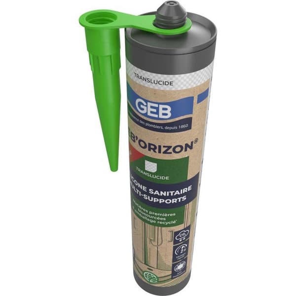 Geb'Orizon multi-support sanitetssilikone - GEB - Gennemskinnelig - 310 ml