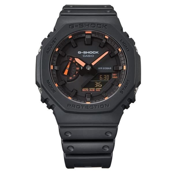 VISNING - CASIO - G-SHOCK - Sort og rød harpiks