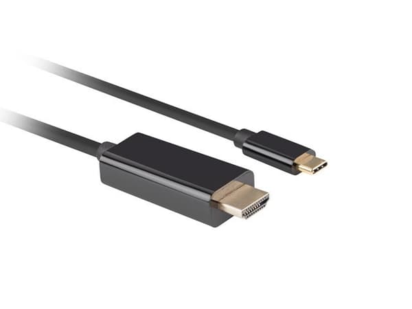 LANBERG KABEL USB-C(H)->HDMI(H) 3M 4K 60HZ SORT