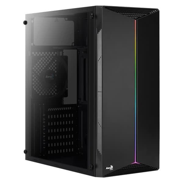 Aerocool Split Midi Tower -kotelo, musta