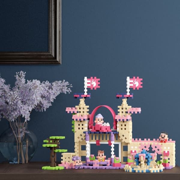 MARIOINEX Mini Waffle Princess-klossar, 280 bitar