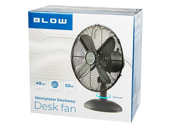 Bordventilator BLOW 12"/30cm 50W sort