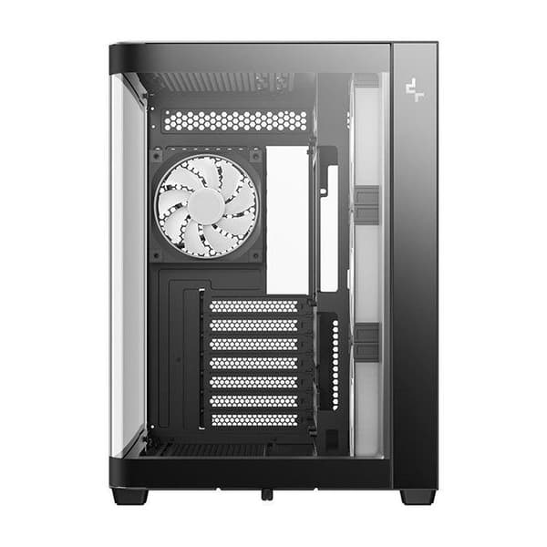 PC-kabinet - DEEPCOOL - CG530U 4F - Miditower - Micro-ATX formfaktor - Inkluderer 4 ARGB-blæsere - Sort
