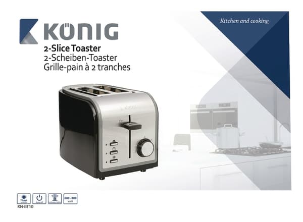König KN-BT10 leivänpaahdin