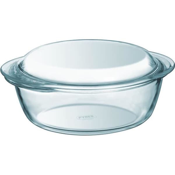2 uunivuoan setti - PYREX - lasinen - pyöreä - 2,3 l