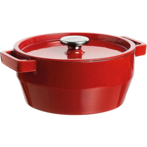 PYREX Ugnsform med långkokning 6,3 L röd