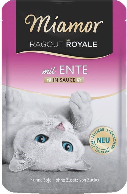 MIAMOR Ragout Royale Anka i sås - våtfoder för katter - 100 g