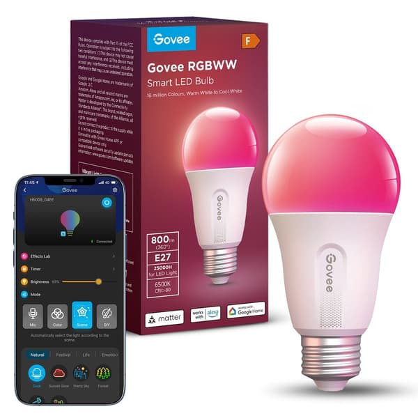 Govee Smart Wifi&BLE-pære 800 lm