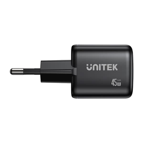 2x GAN 45W strømforsyning, 2x USB-C PD, QC