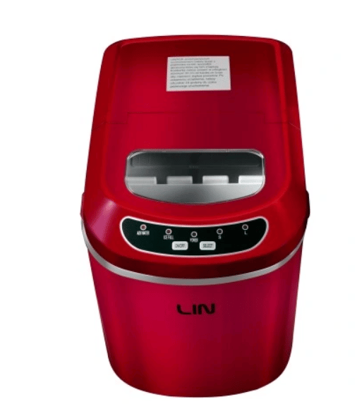 Bärbar isbitsmaskin LIN ICE PRO-R12 röd