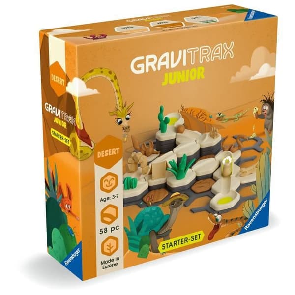 GraviTrax Junior - RAVENSBURGER - Startersæt S Dessert - 59 dele - Til børn fra 3 år