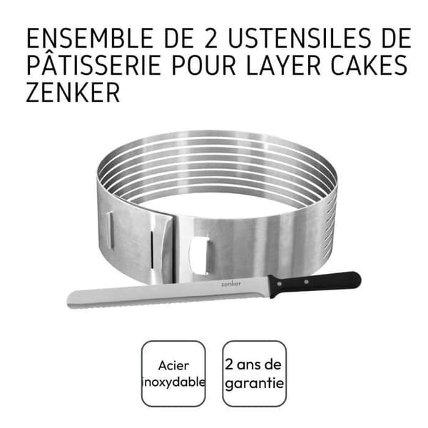 Set med 2 bakformar - ZENKER - För lagerkakor
