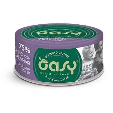 OASY More Love Tonfisk med bläckfisk - våtfoder för katter - 70 g