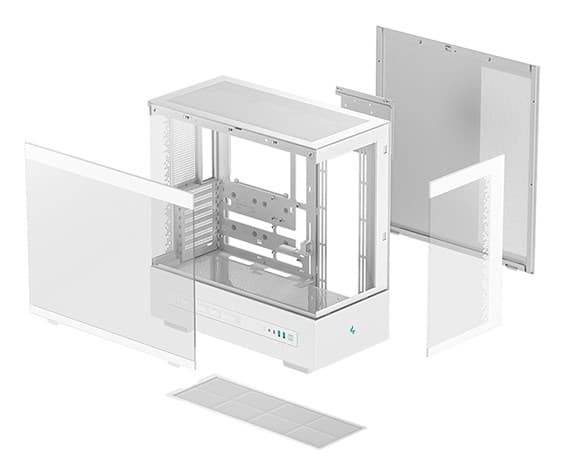 DeepCool CH690 -torni, valkoinen