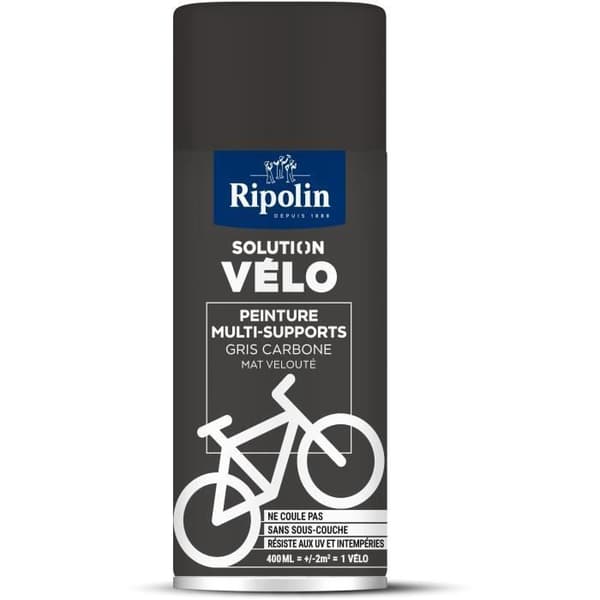 Cykelløsning - RIPOLIN - 0,4 L - Mat kulgrå