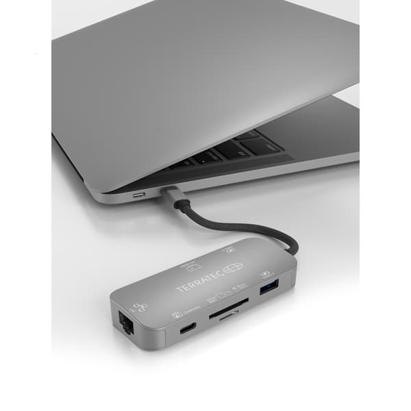 TERRATEC CONNECT C8 dockningsstation USB-C
