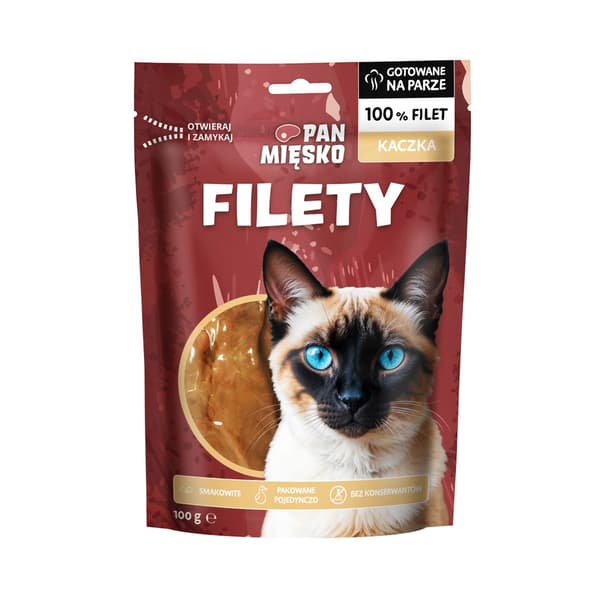 PAN MEAT Andefileter - kattegodbidder - 100g
