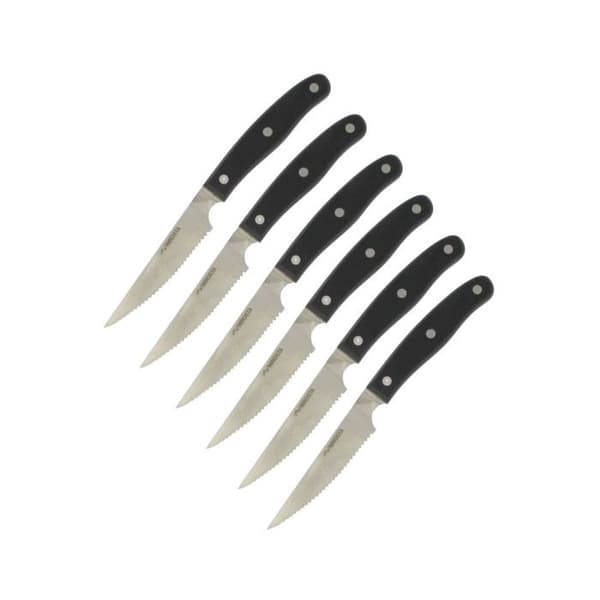 Sæt med 6 bøfknive - NIROSTA - 22 cm