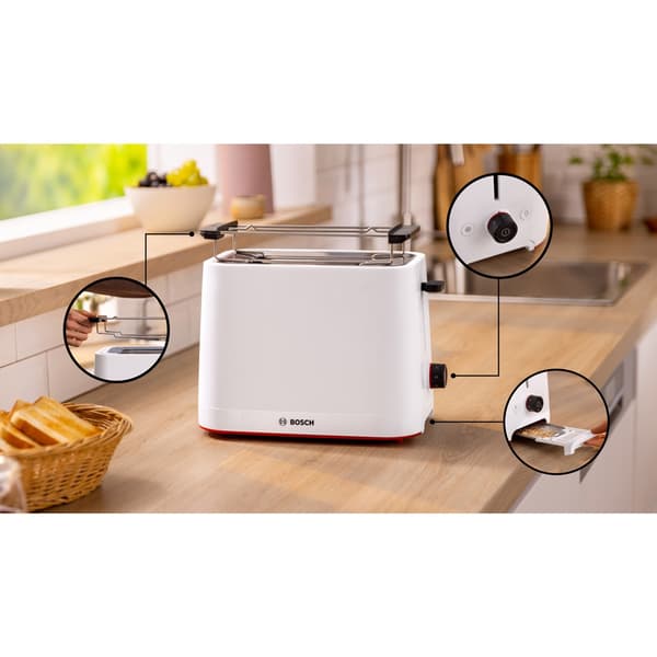 My Moment BOSCH TAT3M121 brödrost (vit)