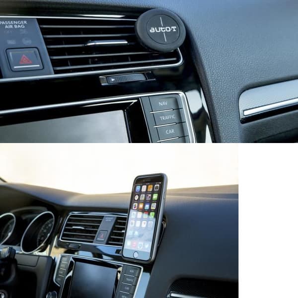 AUTO-T magnetisk stativ kompakt smartphone-luftbeholdere
