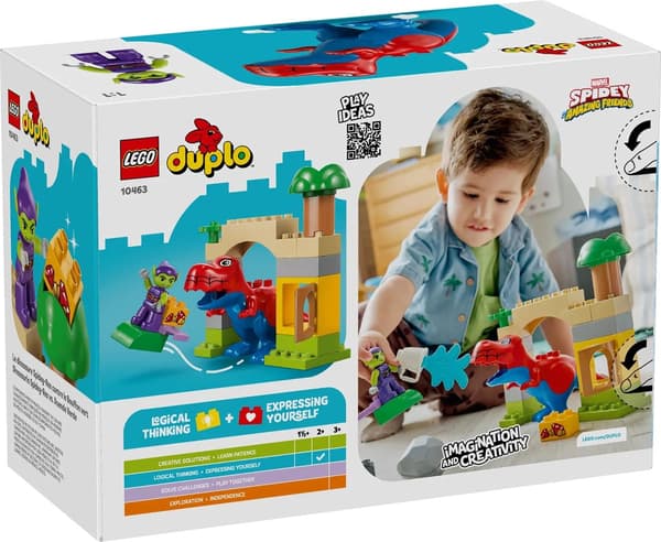 LEGO DUPLO 10463 Dinosaur Spidey-Rex mod Green Goblin