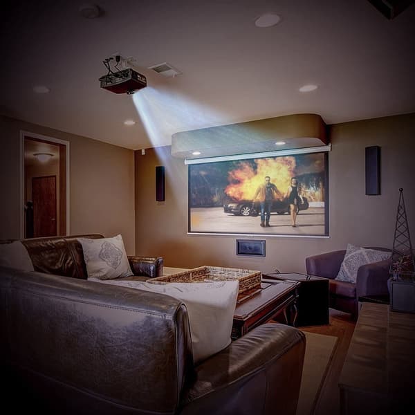 Techly Universal Loftbeslag til Projektor, Hvid ICA-PM 100WH