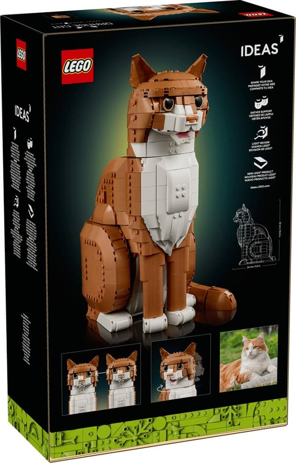 LEGO IDEAS 21376 Orange katt