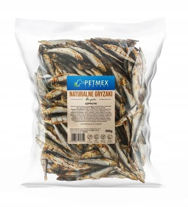 PETMEX Tørrede brislinger - hundegodbidder - 500g