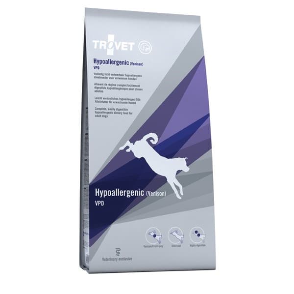 TROVET Hypoallergenisk VPD Vildt - tørfoder til hunde - 3 kg