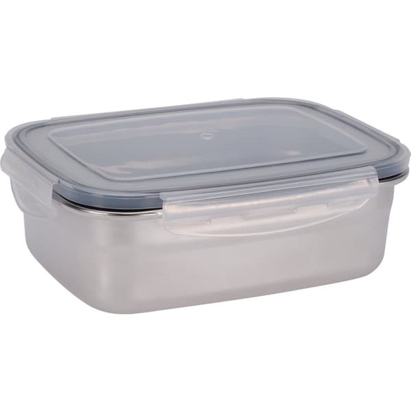 Excellent Houseware Opbevaringsboks 750 ml Rustfrit Stål/Grå