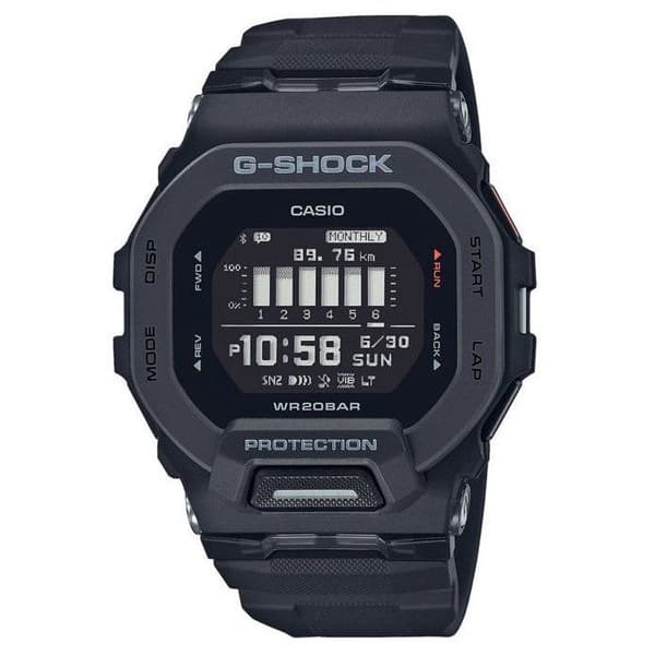 Casio G-Shock GBD-200-delt ur - Stødsikkert - Multifunktionelt - Sort