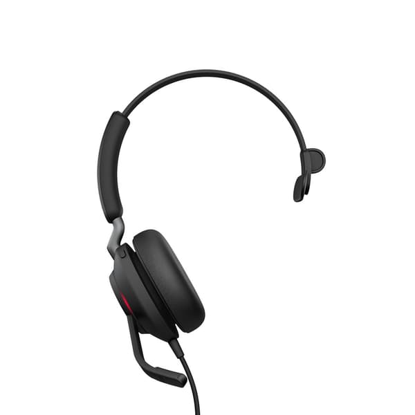 Jabra Evolve2 40 MS Mono USB-A - kablede over-ear hovedtelefoner, sort