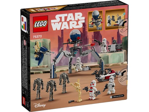 LEGO STAR WARS 75372 KLONSTROOPER & BATTLE DROID BATTLE PACK