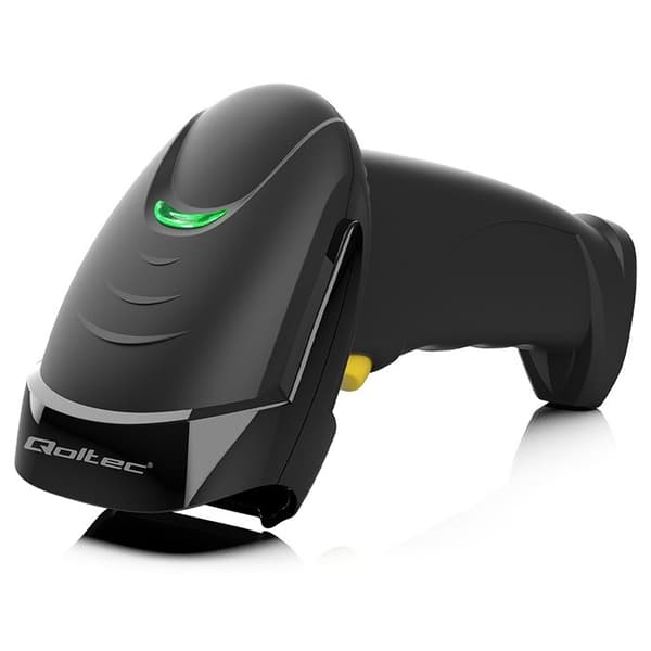 Qoltec 50853 Laser stregkodescanner 1D | 2D | Sort