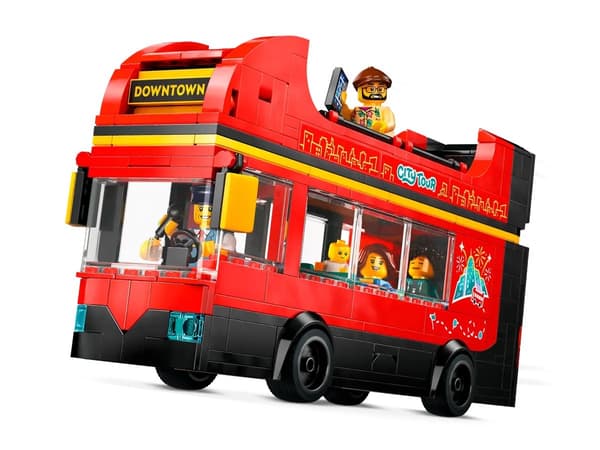 LEGO CITY 60407 Röd dubbeldäckad sightseeingbuss