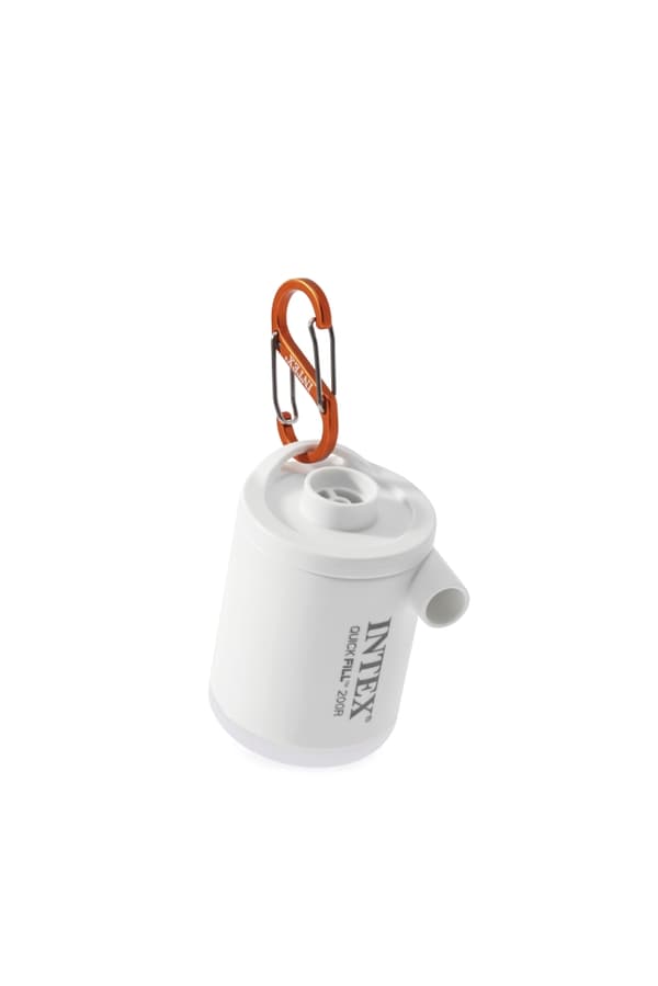 Intex 66647 Quickfill Tiny Luftpump med LED-ljus och karbinhake