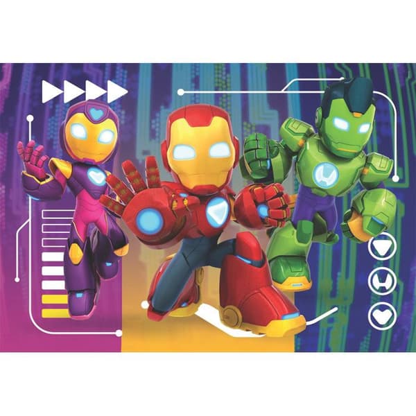 CLEMENTONI - 60 brikker - Marvel Iron Man