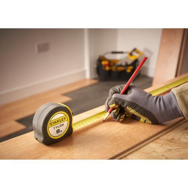 STANLEY Måttband 8 mx 25 mm Tylon