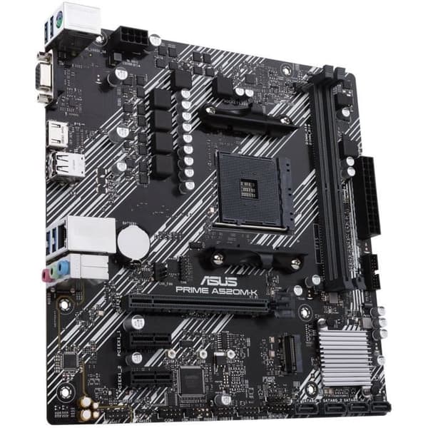 Moderkort - ASUS - PRIME A520M-K - AMD A520 - Micro ATX - 64 GB RAM