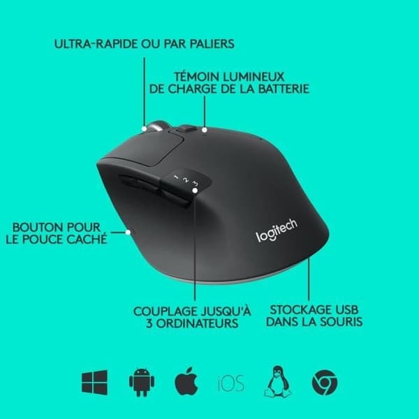 Logitech M720 Triathlon -langaton hiiri