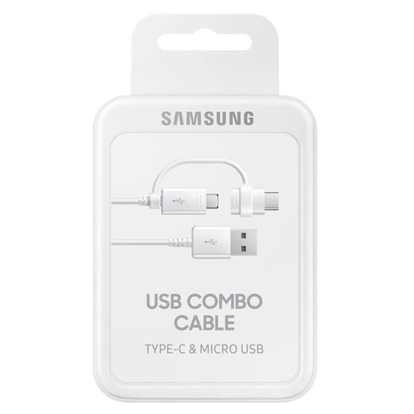 Samsung EP-DG930 USB-kabel 1,5 m USB 2.0 USB A USB C/Micro-USB B Vit