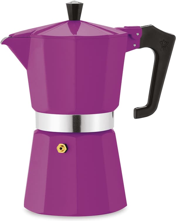 Italiensk kaffemaskine - PEZZETTI - ITALEXPRESS - Aluminium - 6 kopper - Lilla