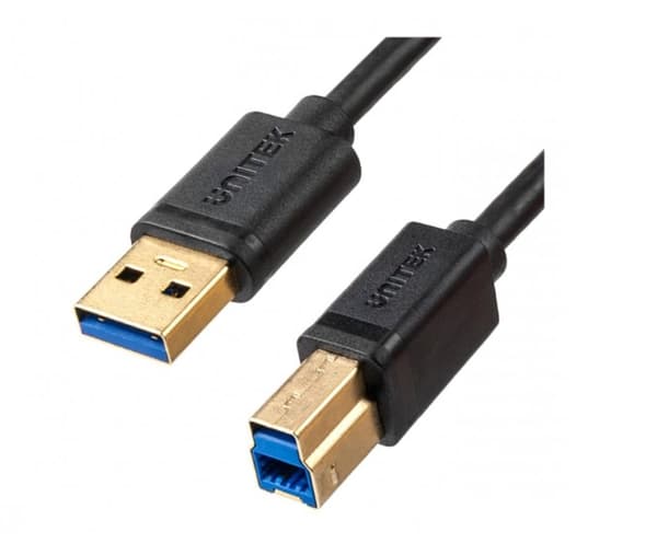 Unitek C14095BK USB-A til USB 3.0 printerkabel, 2m