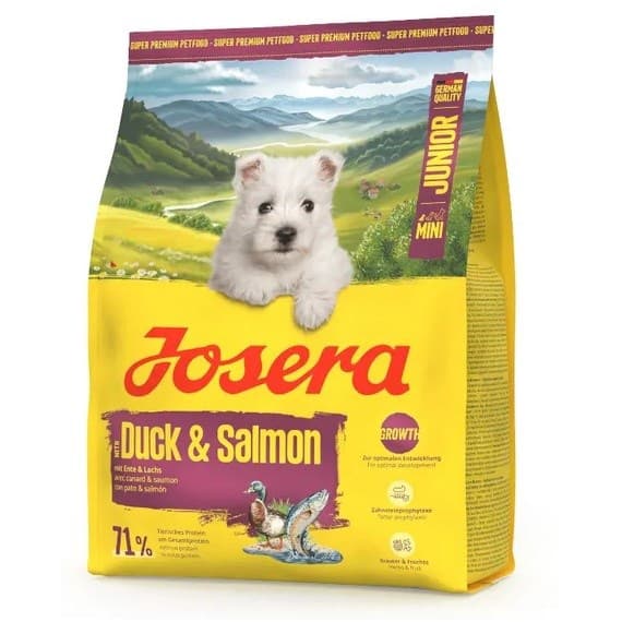 JOSERA Mini Junior And & Laks - tørfoder til hunde - 3 kg