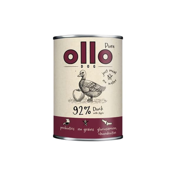 OLLO Pure And med æble - vådfoder til hunde - 400 g