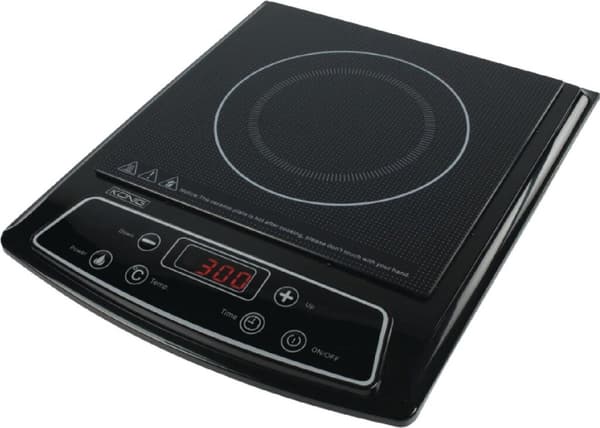 Induktionskomfur 2000 W Sort